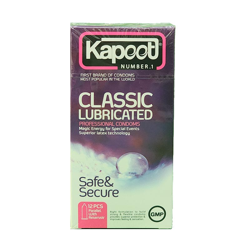 کاندوم کاپوت مدل Classic Lubricated بسته 12 عددی
