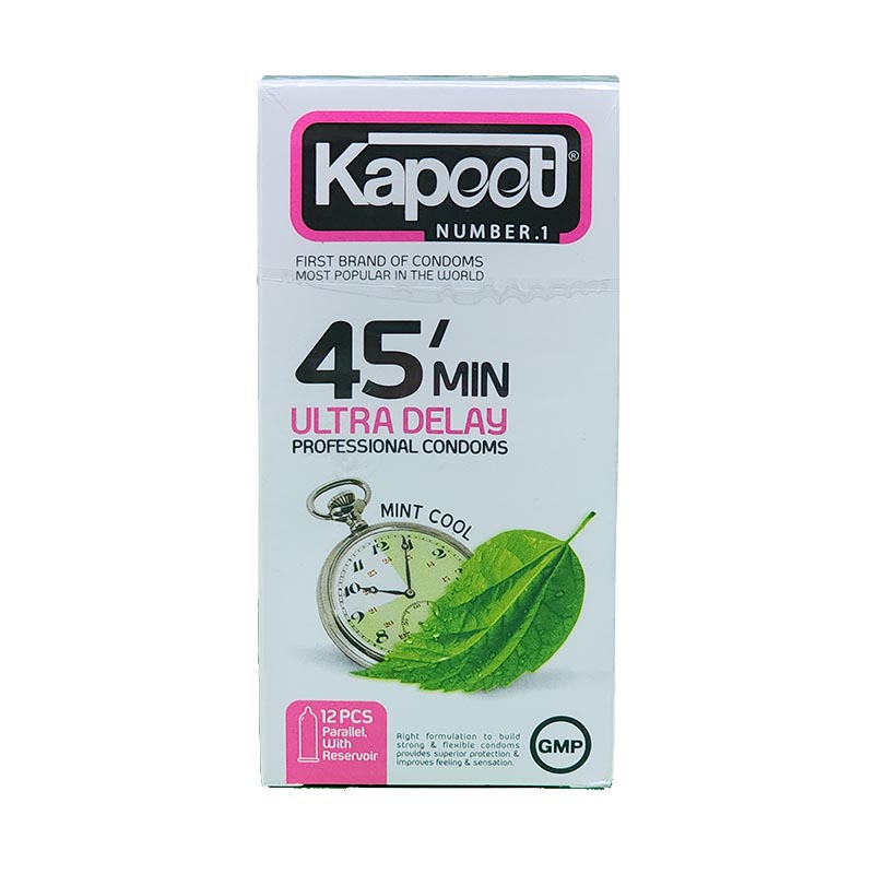 کاندوم کاپوت مدل 45دقیقه ultra delay بسته 12 عددی