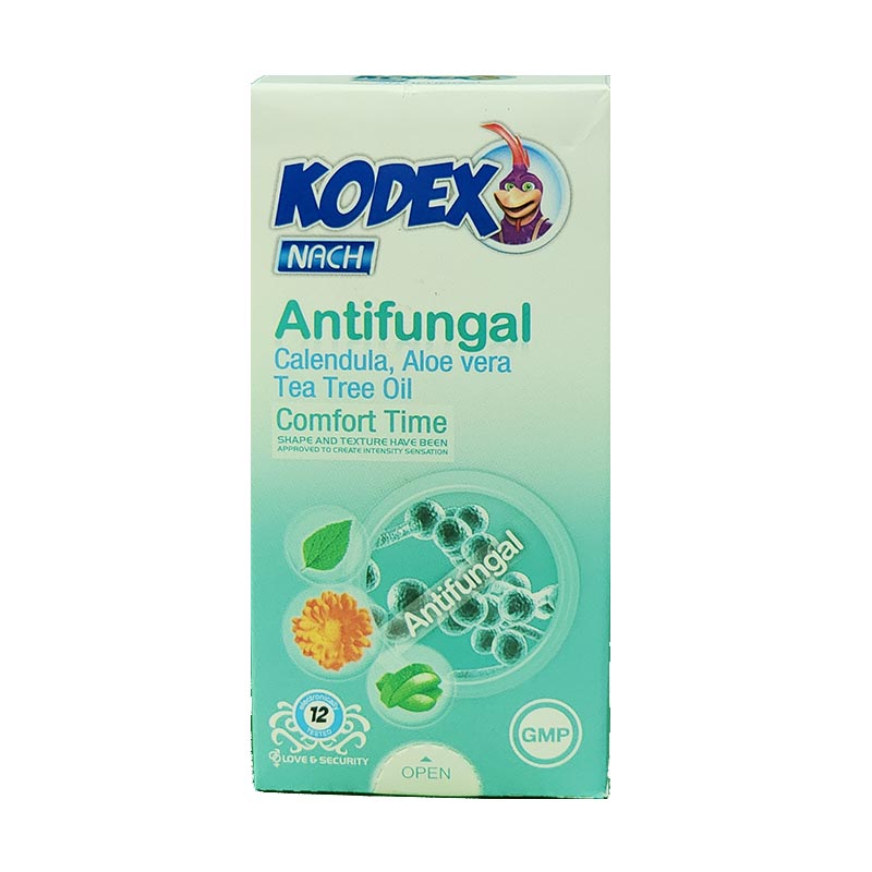 کاندوم کدکس مدل Antifungal بسته 12 عددی