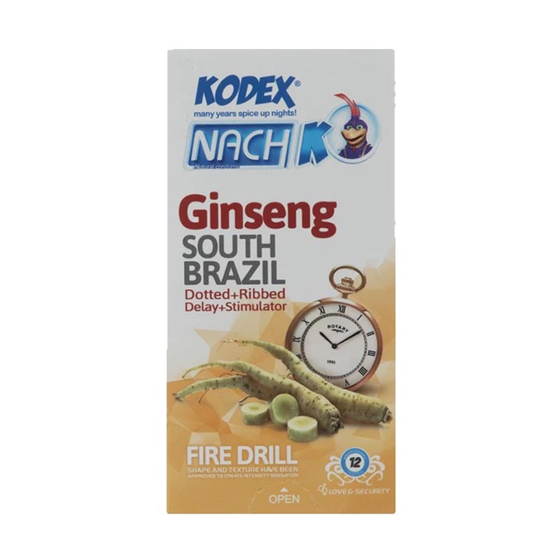 کاندوم تاخیری کدکس مدل Ginseng بسته 12 عددی - تصویر 1